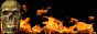 cool ass skull and flames gif